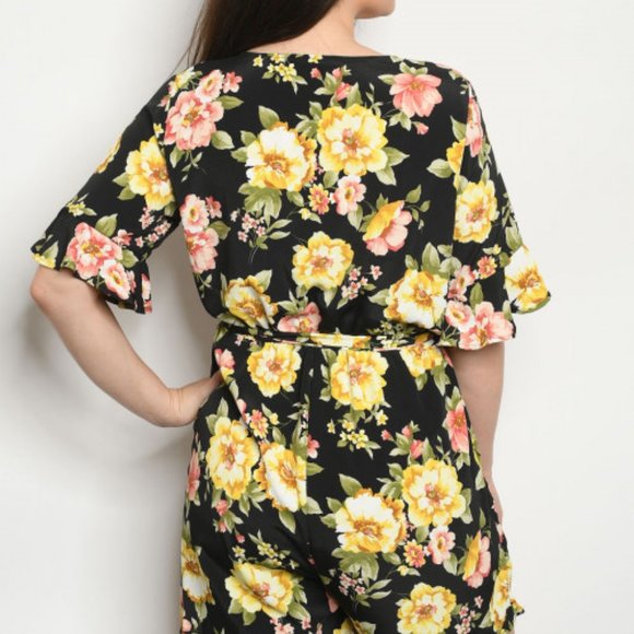 Floral Romper - Picture 2 of 2